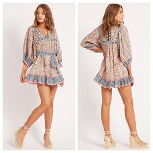 NWOT ANTHROPOLOGIE CLEOBELLA Rodriga Tasseled Mini Dress M